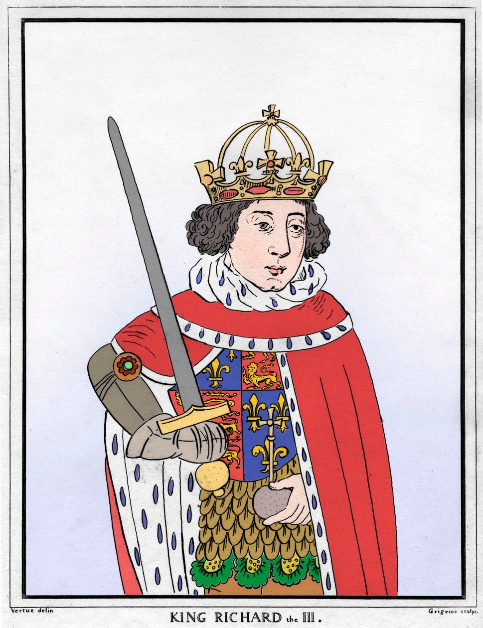 Richard III af England, 1700-tallet af Reynolds Grignion
