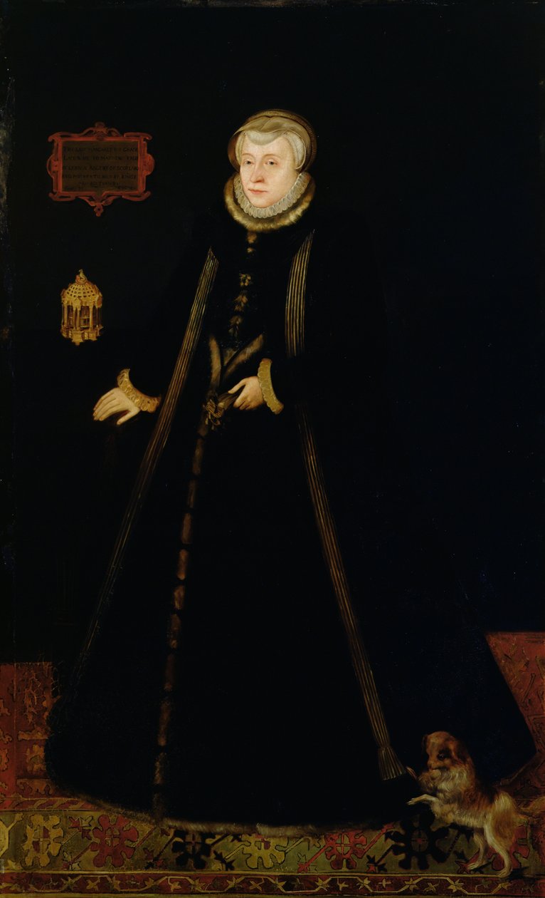 Portræt af Lady Margaret Douglas (1515-78) grevinde af Lennox, efter Daniel Mytens den ældre (c.1590-c.1648) (olie på lærred) af Rhoda Sullivan