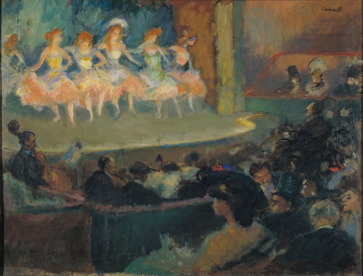 Cafekoncert - Maleri af Ricard Canals (1876-1931) - ca. 1903 - Olie på lærred - 51x66 - Cataloniens nationale kunstmuseum, Barcelona af Ricardo Canals y Llambi