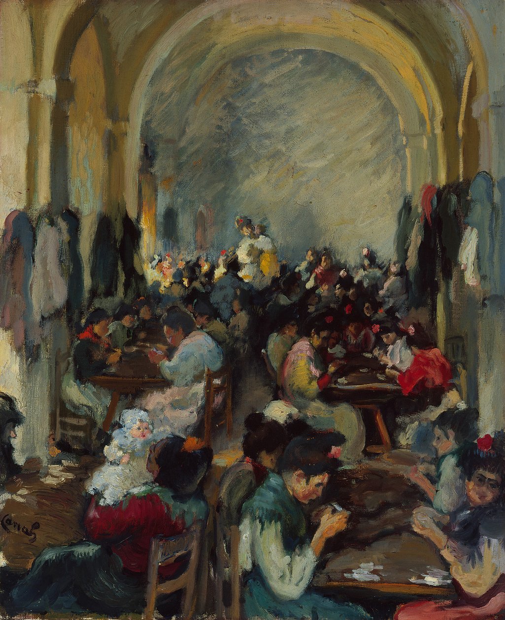 Cigarfremstilling i Sevilla, 1899. af Ricardo Canals y Llambi