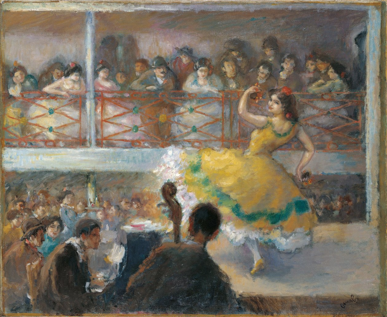 Flamenco - Canals, Ricard (1876-1931) - Olie på lærred - 61,5x74,5 - Museo Carmen Thyssen, Malaga af Ricardo Canals y Llambi
