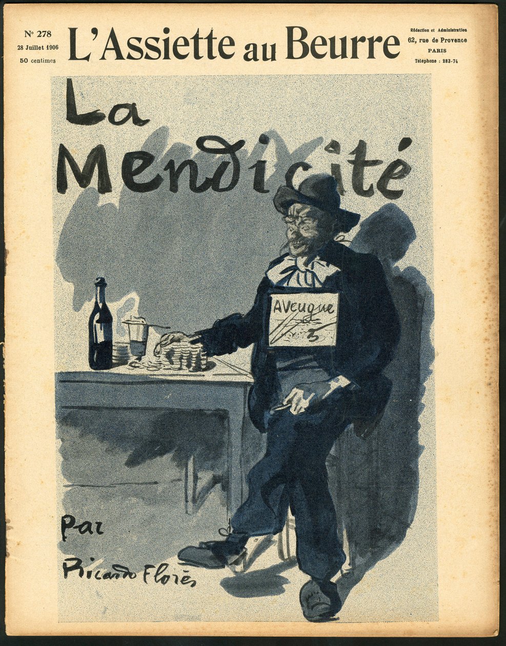 Cover af "" The Butter Plate"", nummer 278, Satirical in Colors af Ricardo Flores