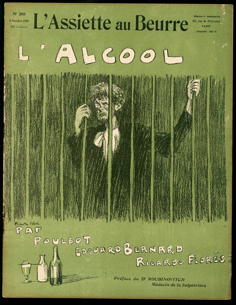 Cover af "" The Butter Plate"", nummer 288, Satirical in Colors af Ricardo Flores