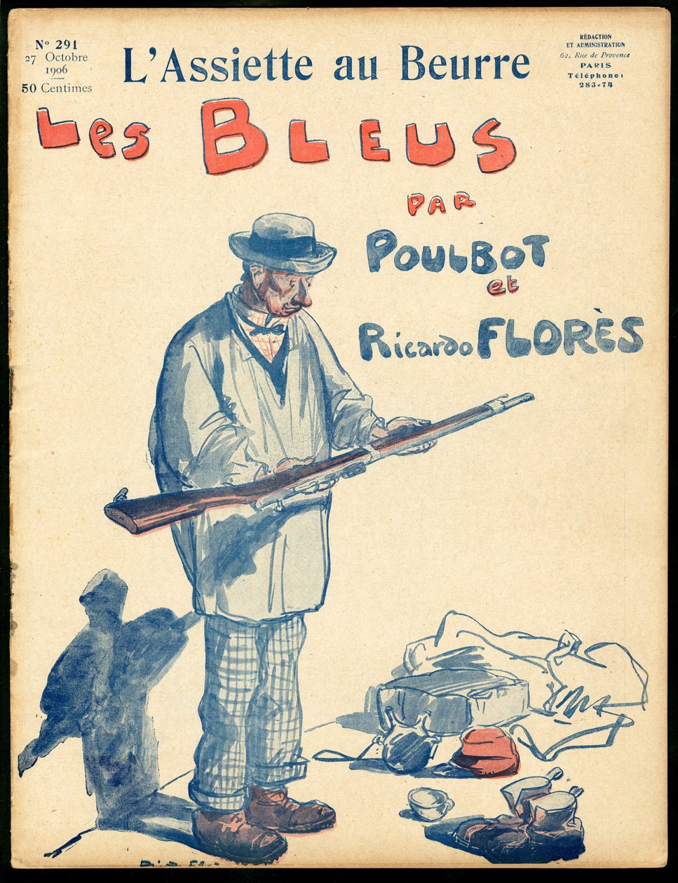 Cover af "" The Butter Plate"", nummer 291, Satirique en Colours af Ricardo Flores