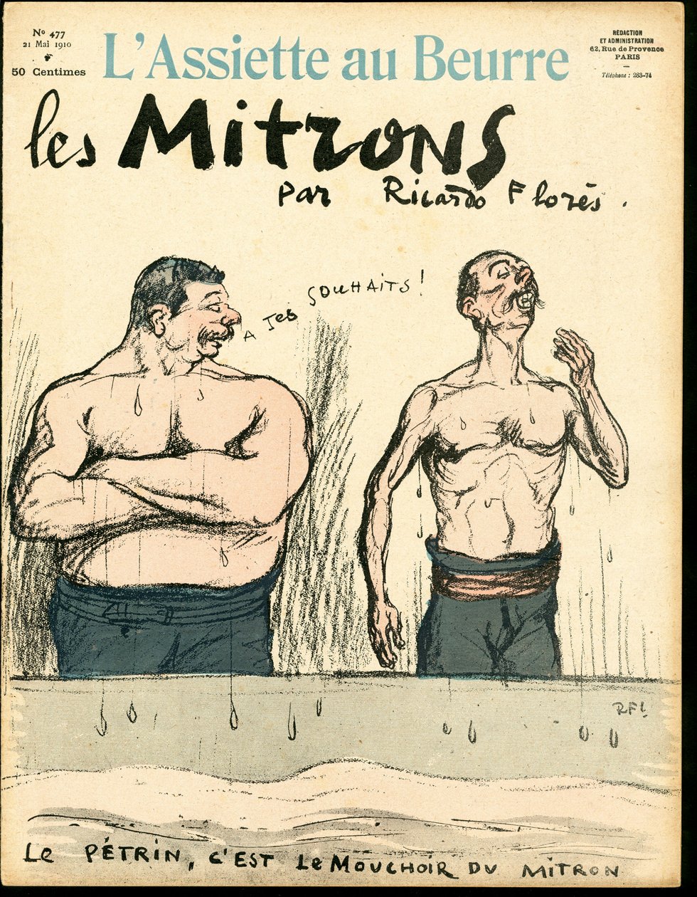 Cover af "" The Butter Plate"", nummer 477, Satirique en Colours af Ricardo Flores