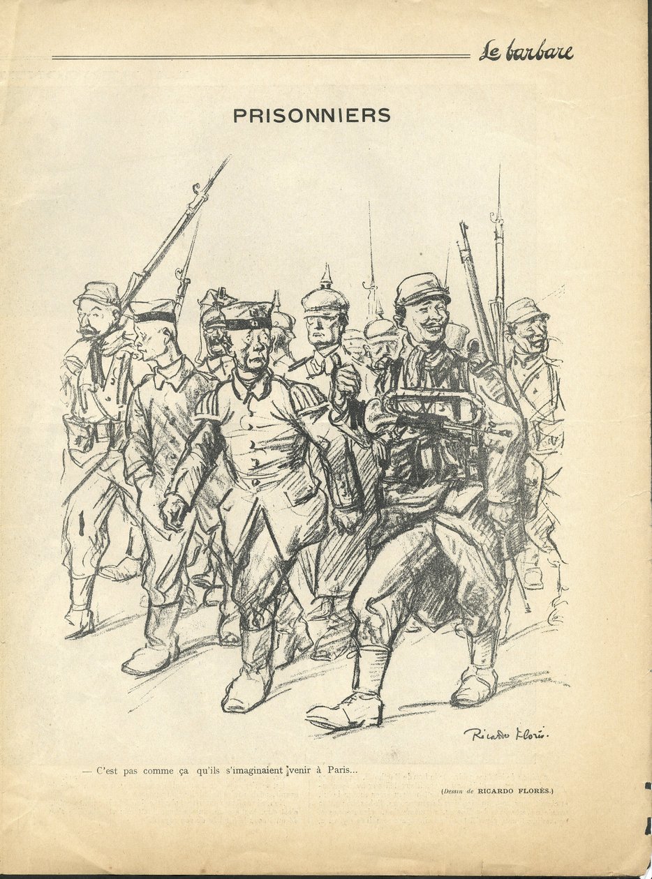 Illustration af Ricardo Flores (1878-1918) i The Barbarian, nr. 4 af Ricardo Flores