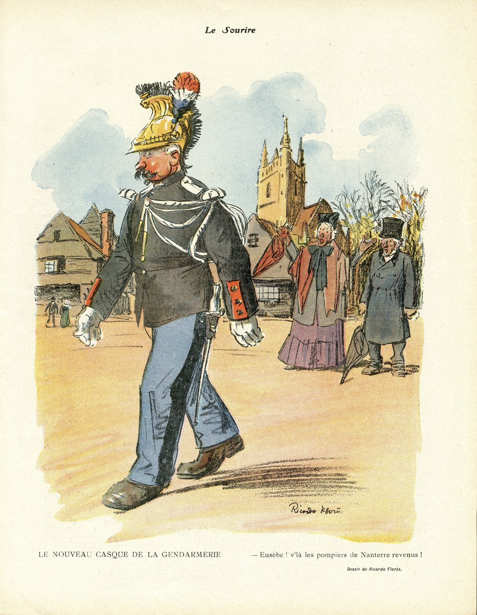Illustration af Ricardo Flores (1878-1918) i Le Smile, nr. 3 af Ricardo Flores