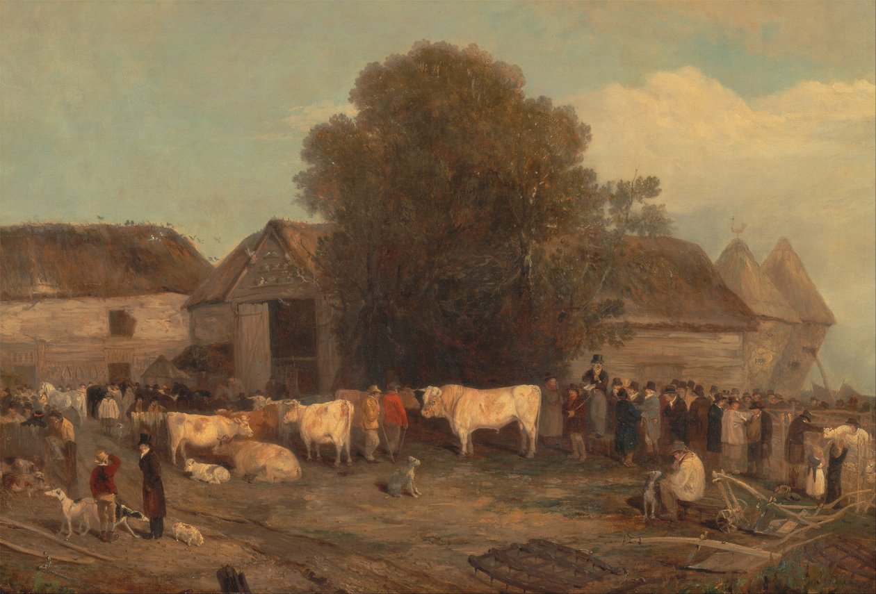 Gårdsalget af Richard Barrett Davis