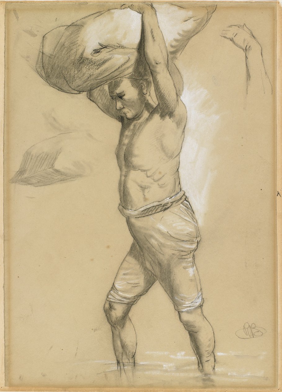 Mand med et bundt, 1870