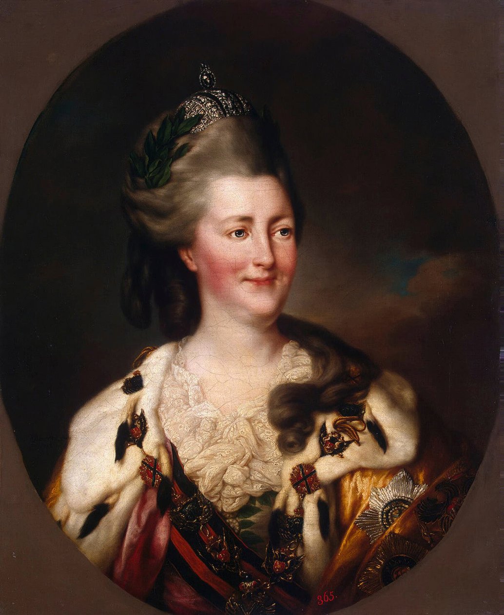 Portræt af Catherine II, 1782 af Richard Brompton