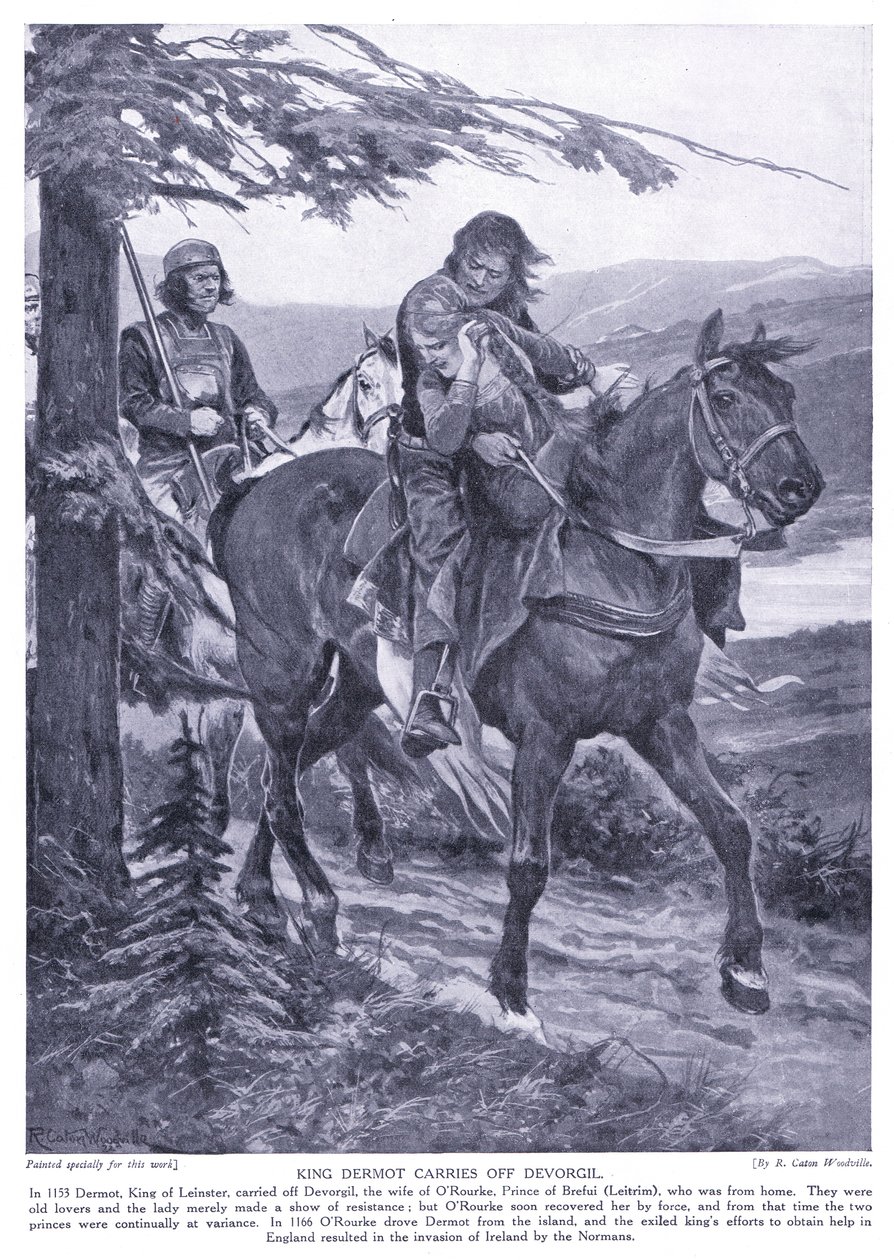 King Dermot bærer af devorgil, 1920