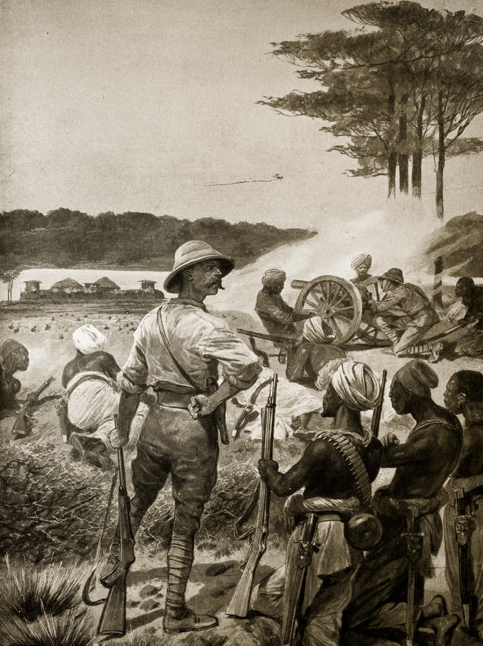 Briterne på Zanzibar af Richard Caton Woodville junior