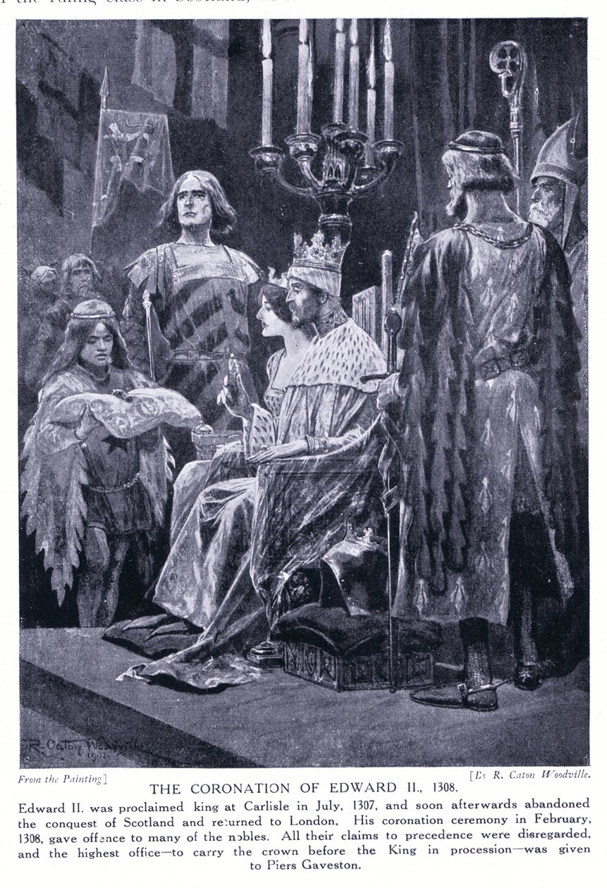 Kroningen af Edward II AD1308, 1920