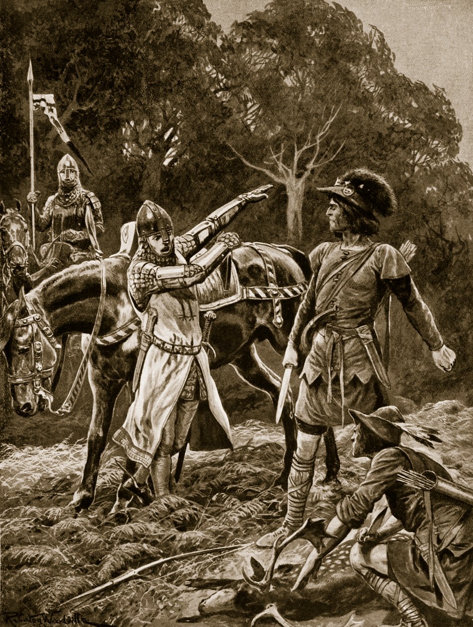 William modtager nyheder om Nordens opståen, illustration fra 