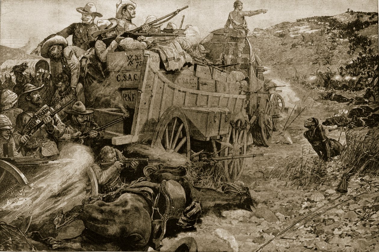 Matabele-krigen, 1893: Angreb på Laager of Wagons på Imbembezi-floden, 1. november fra 