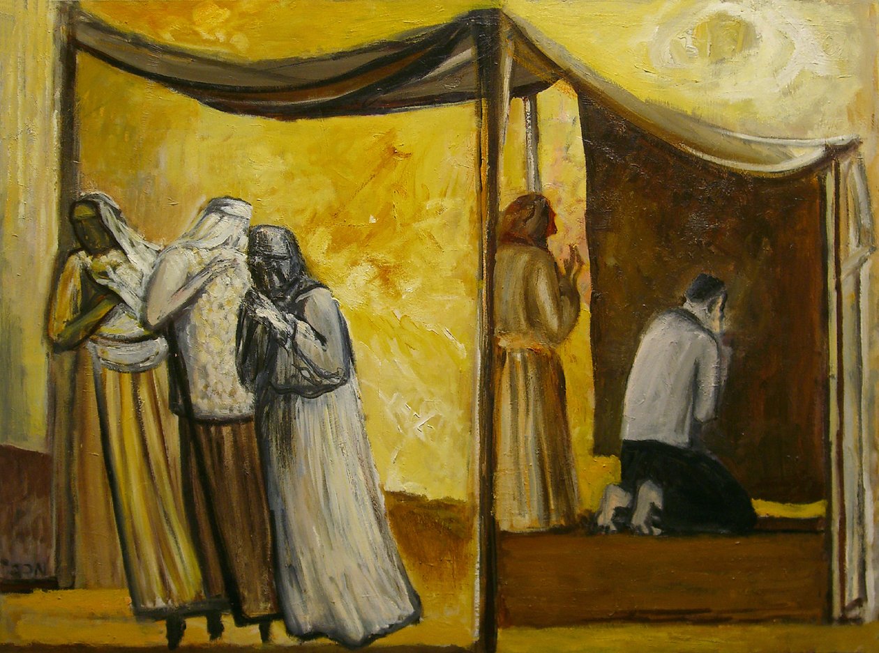Abraham beder af Richard Contemporary Artist Mcbee
