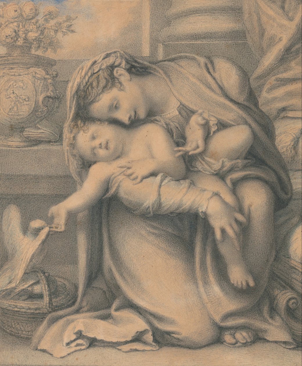 Madonna og barn af Richard Cosway