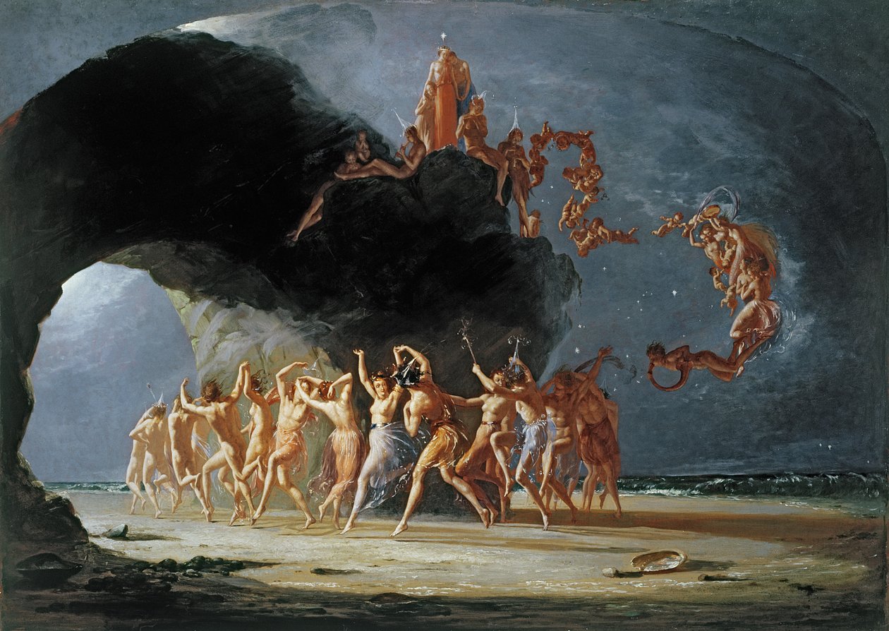 Kom til disse gule sande, 1842 af Richard Dadd