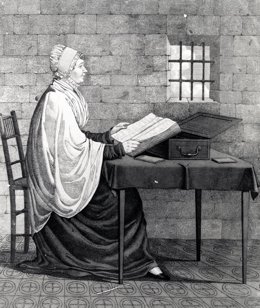 I fængslet, og I kom til mig, 1820 af Richard Dighton