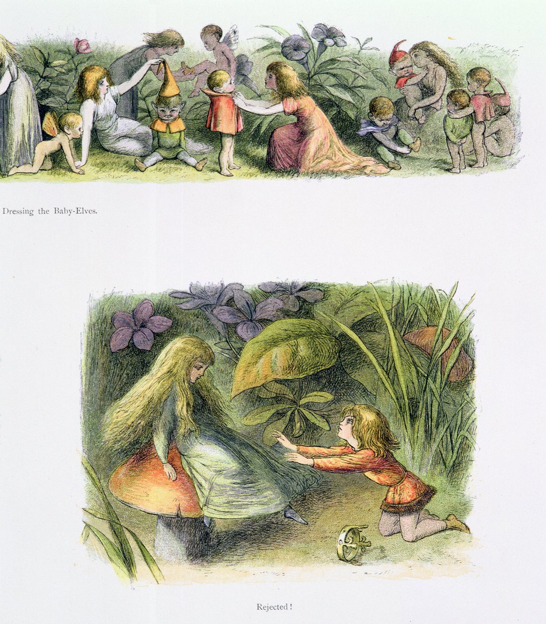 Dressing the Baby Elves, and Rejected!, illustrationer fra 