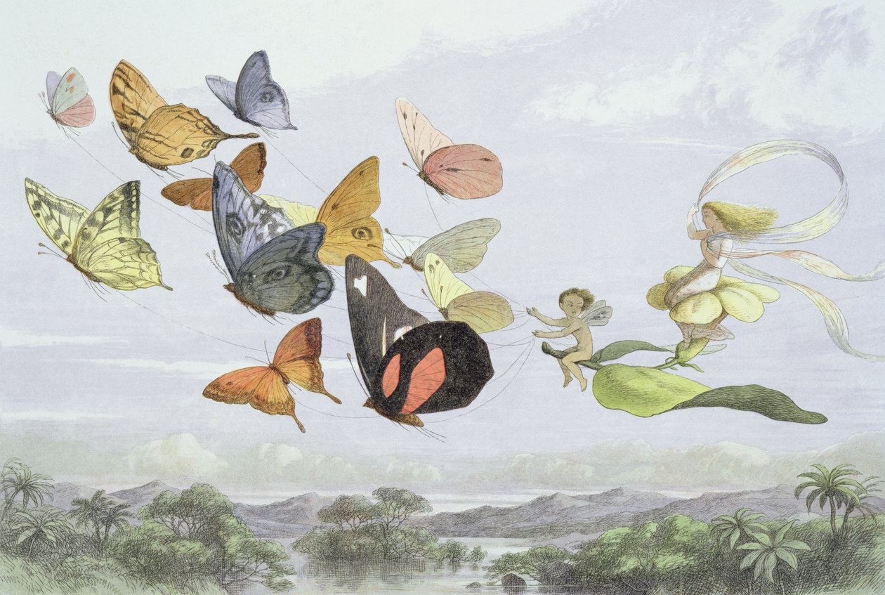 Eventyrdronningens vogn, illustration fra 