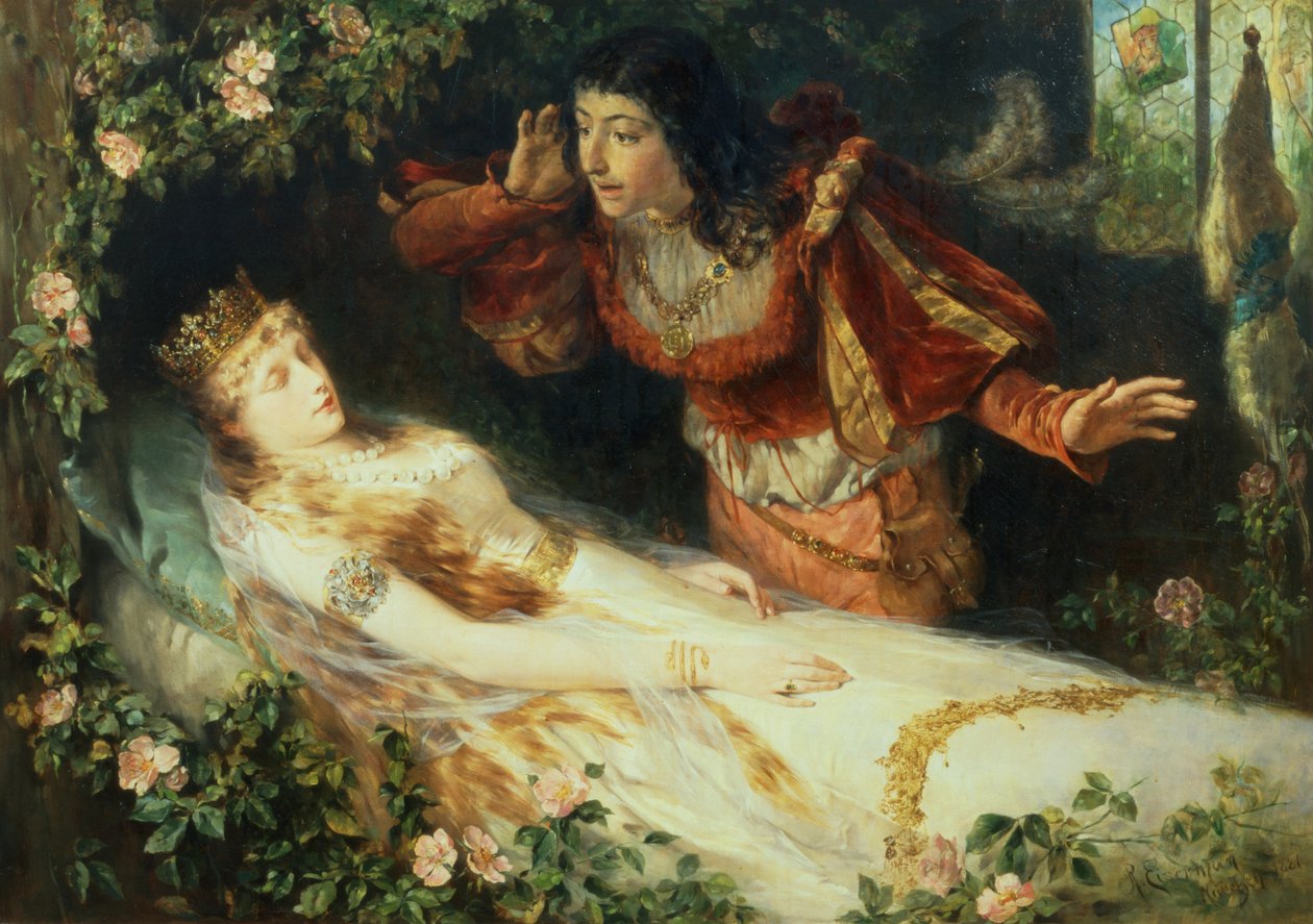 Tornerose, 1881 af Richard Eisermann