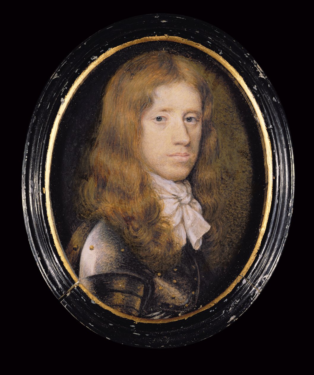 Sir William Portman (wc på vellum) af Richard Gibson