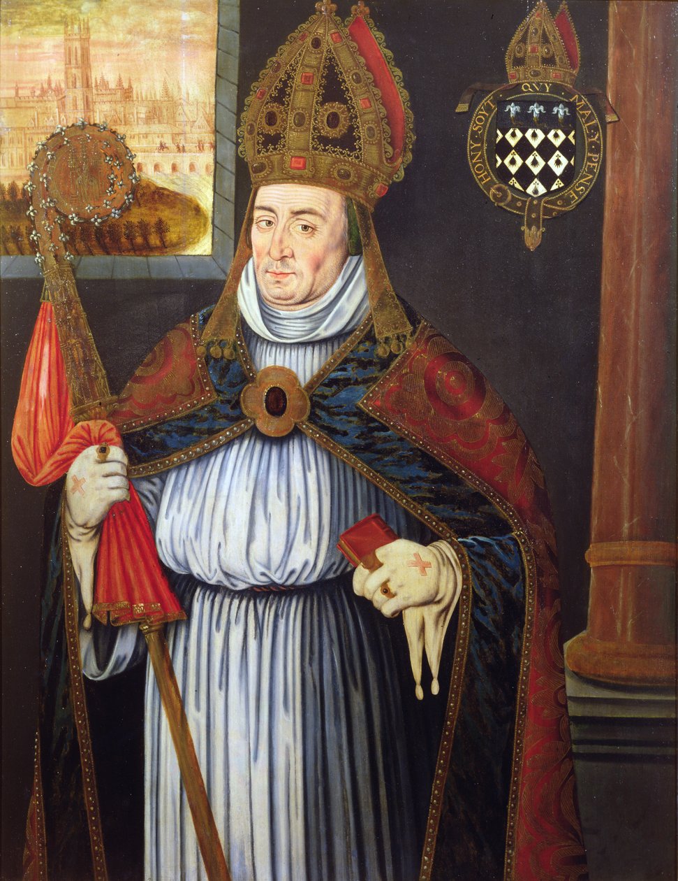 Portræt af William af Waynflete af Richard Greenbury