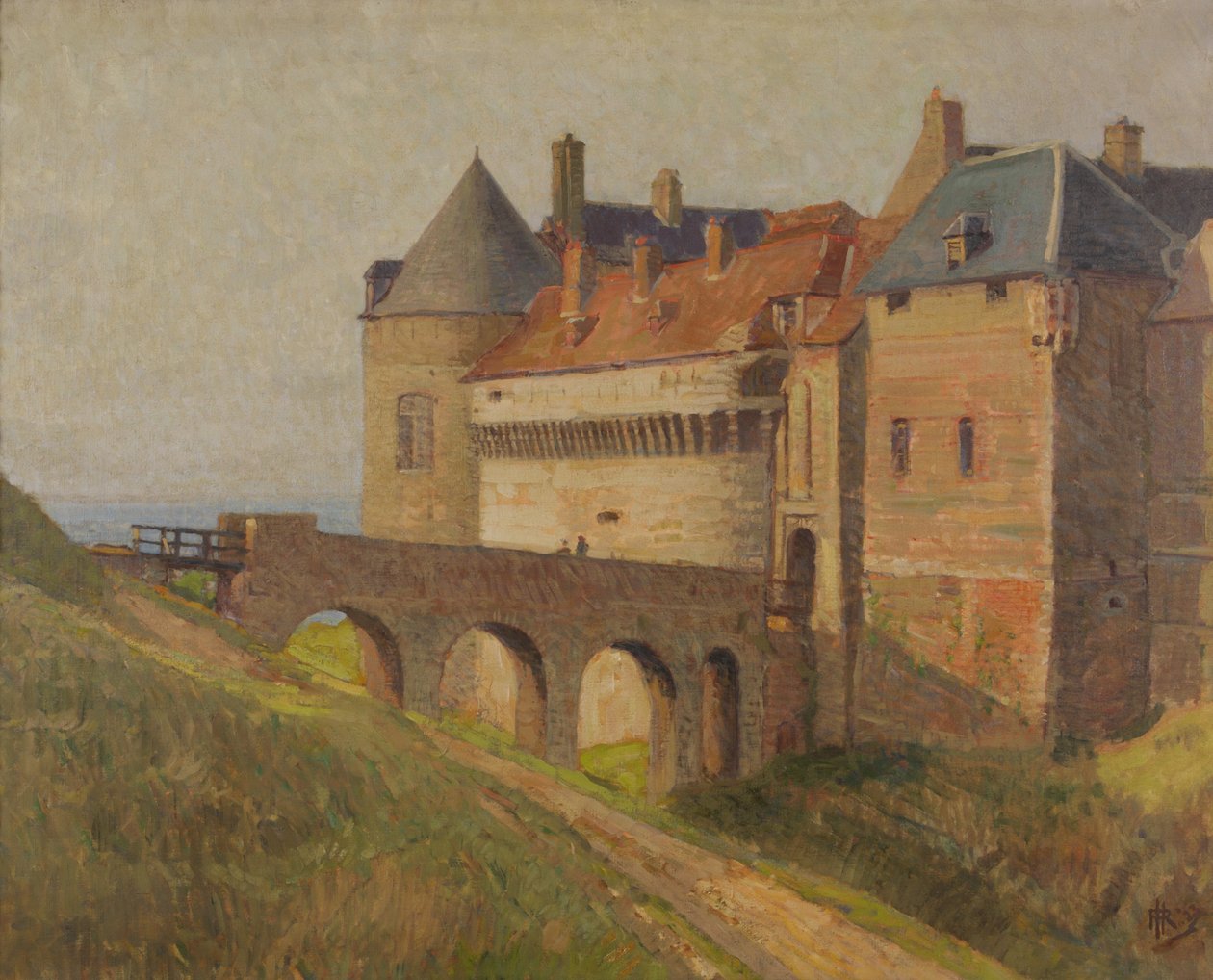 Dieppe Slot, Frankrig, 1923 af Richard Heyworth