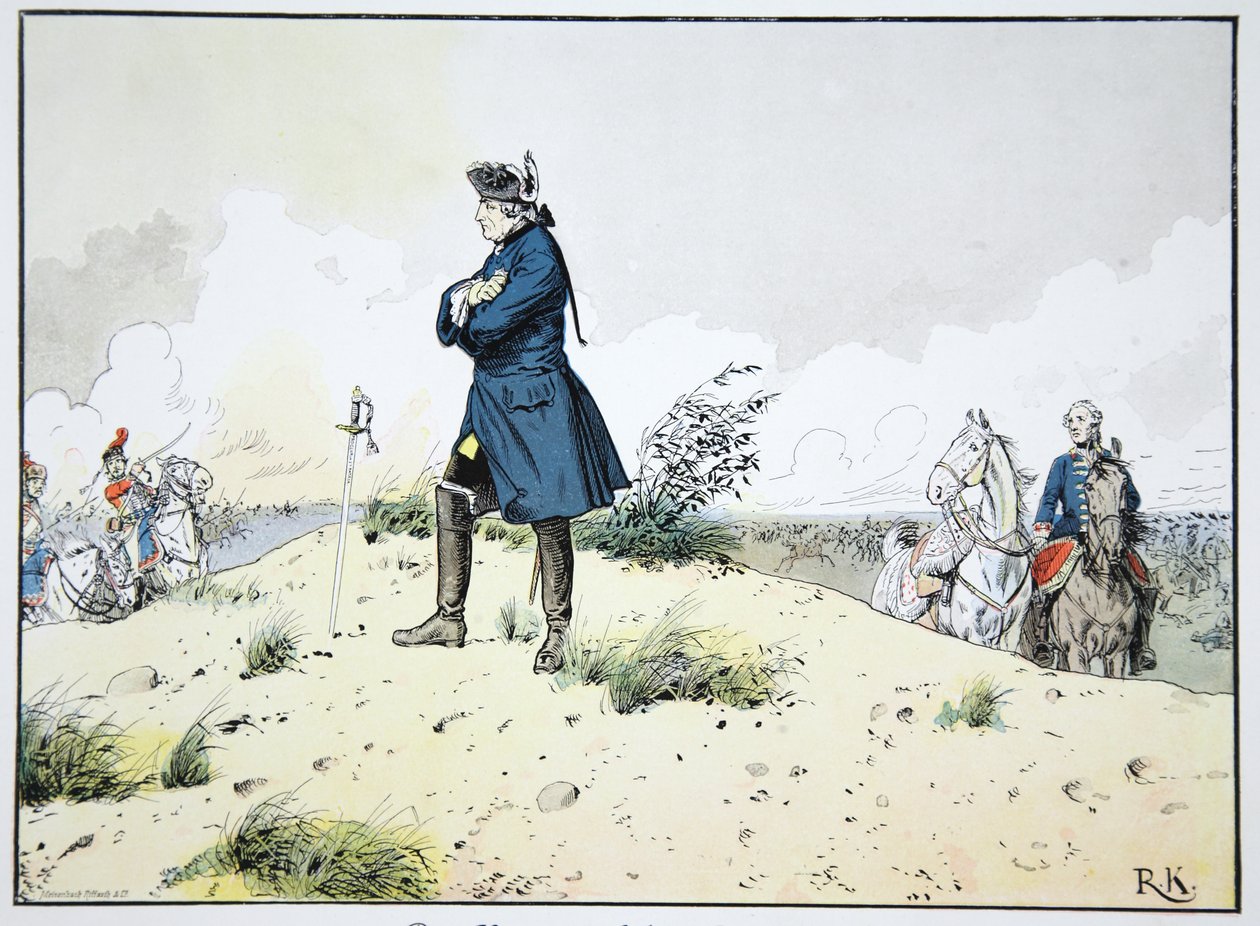 Kunersdorf, 12. august 1759 af Richard Knoetel
