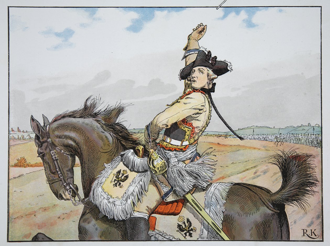 Seydlitz i Rossbach, 5. november 1757 af Richard Knoetel