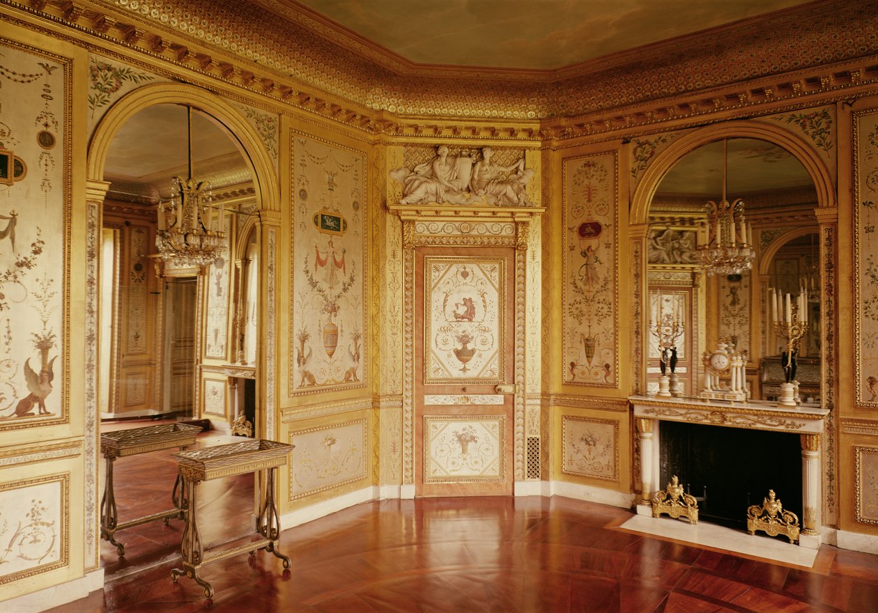 Boudoir af Marie-Antoinette (1755-93) dekoreret i 1785 af Richard Mique