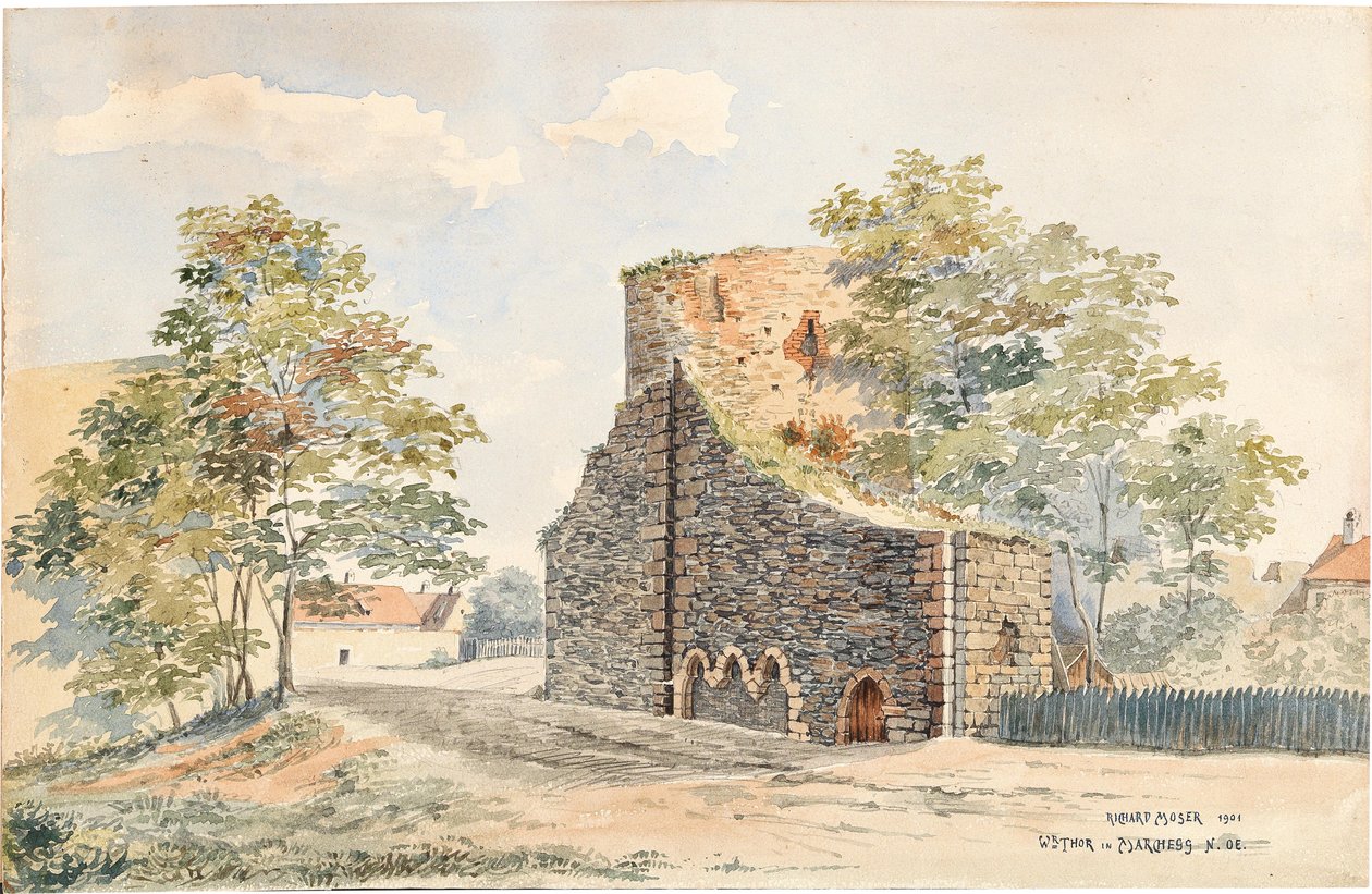 The Wienertor in MarcheggnEnglish: The Wienertor in Marcheggn af Richard Moser