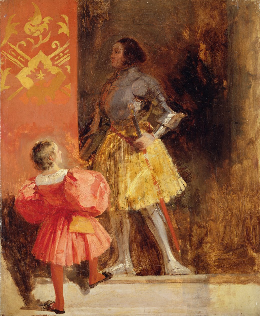 A Knight and Page, c.1826 af Richard Parkes Bonington