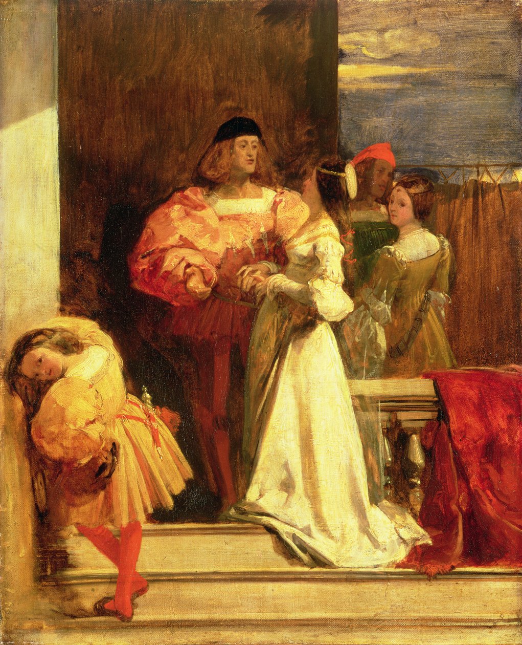 Aften i Venedig, 1826-28 af Richard Parkes Bonington