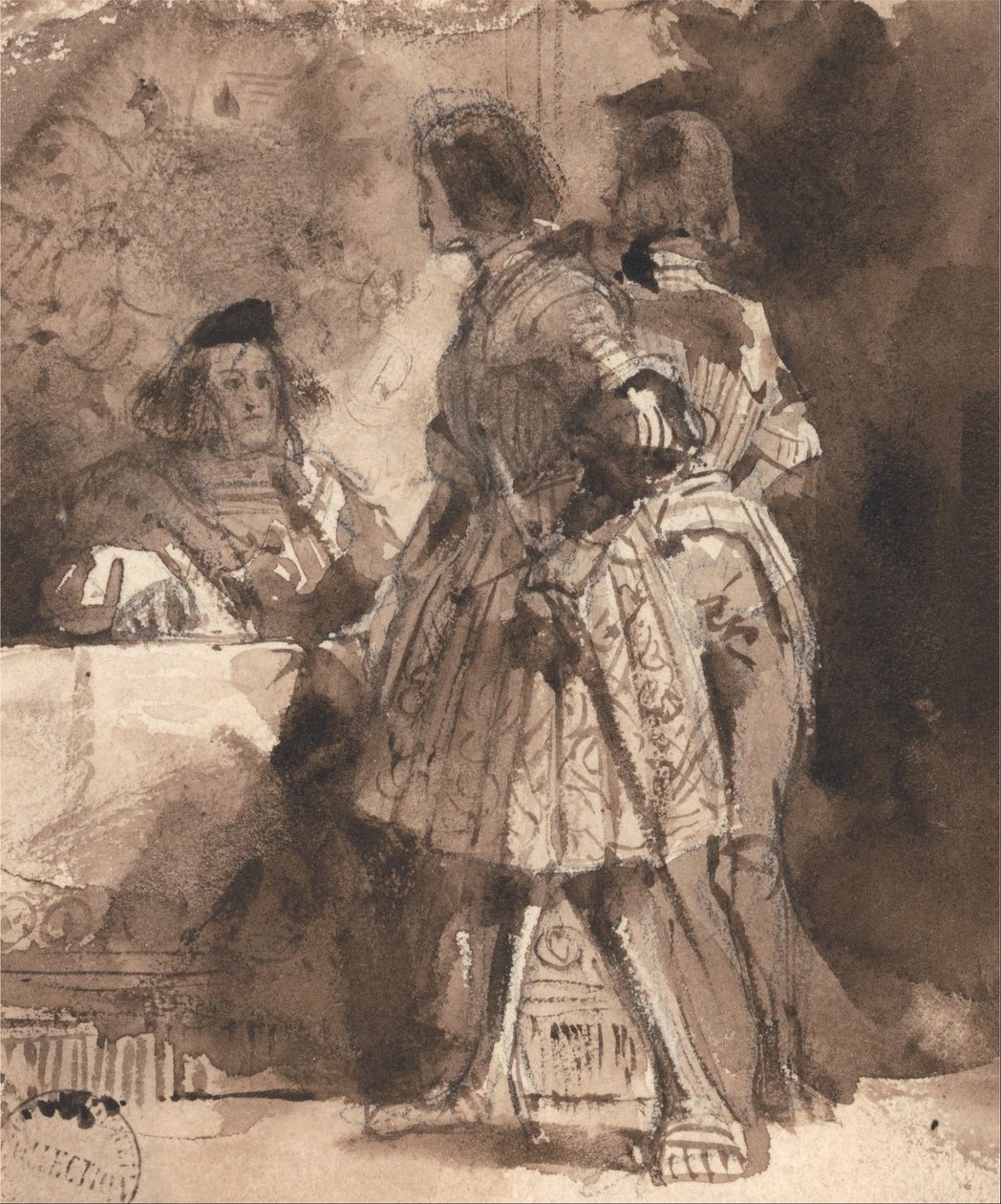 Goetz Von Berlichingen før den kejserlige magistrat af Richard Parkes Bonington