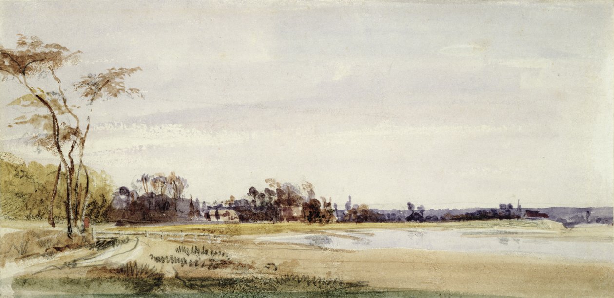 Les Salinieres af Trouville, 1826 af Richard Parkes Bonington