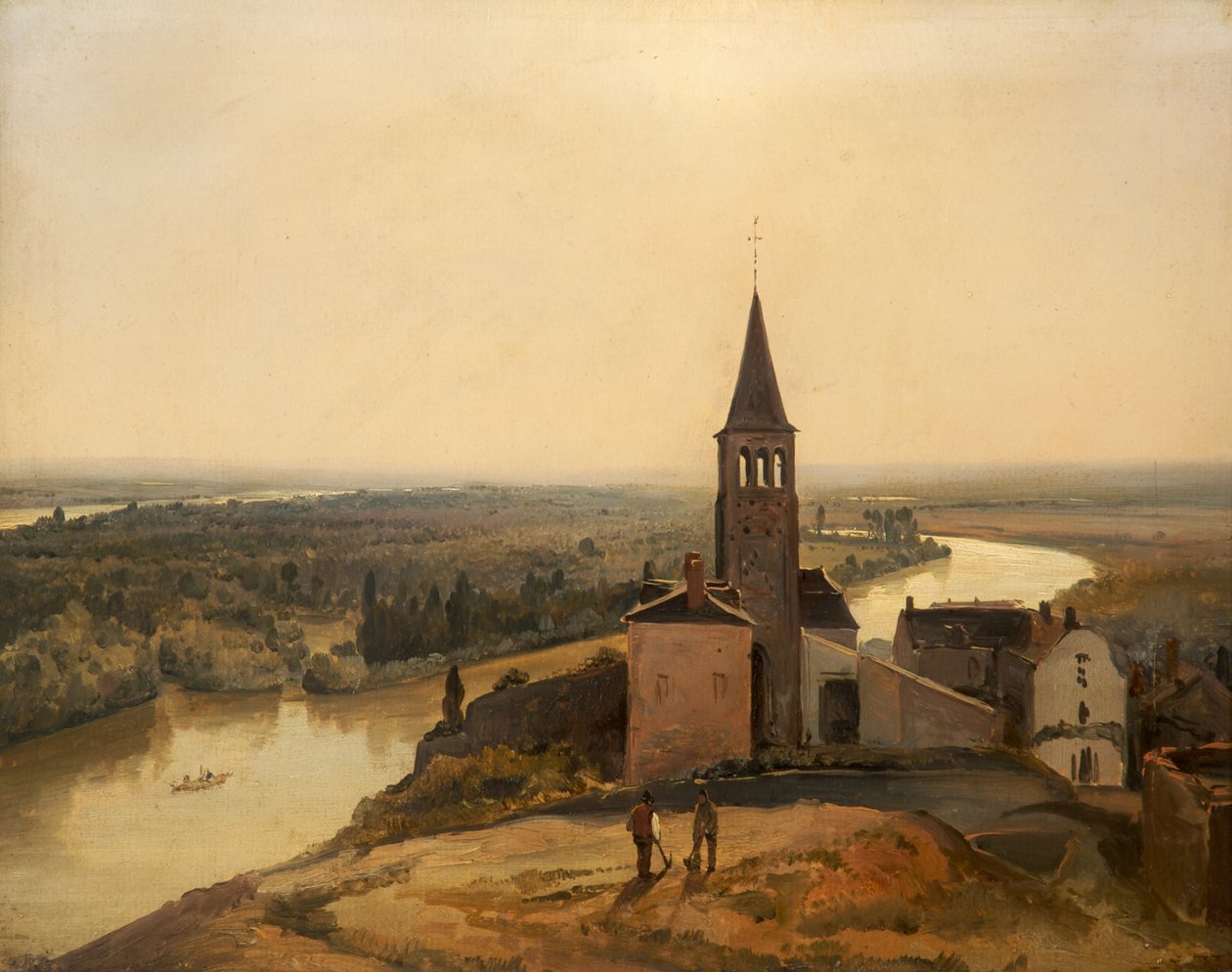 I nærheden af Rouen, 1817-28 af Richard Parkes Bonington
