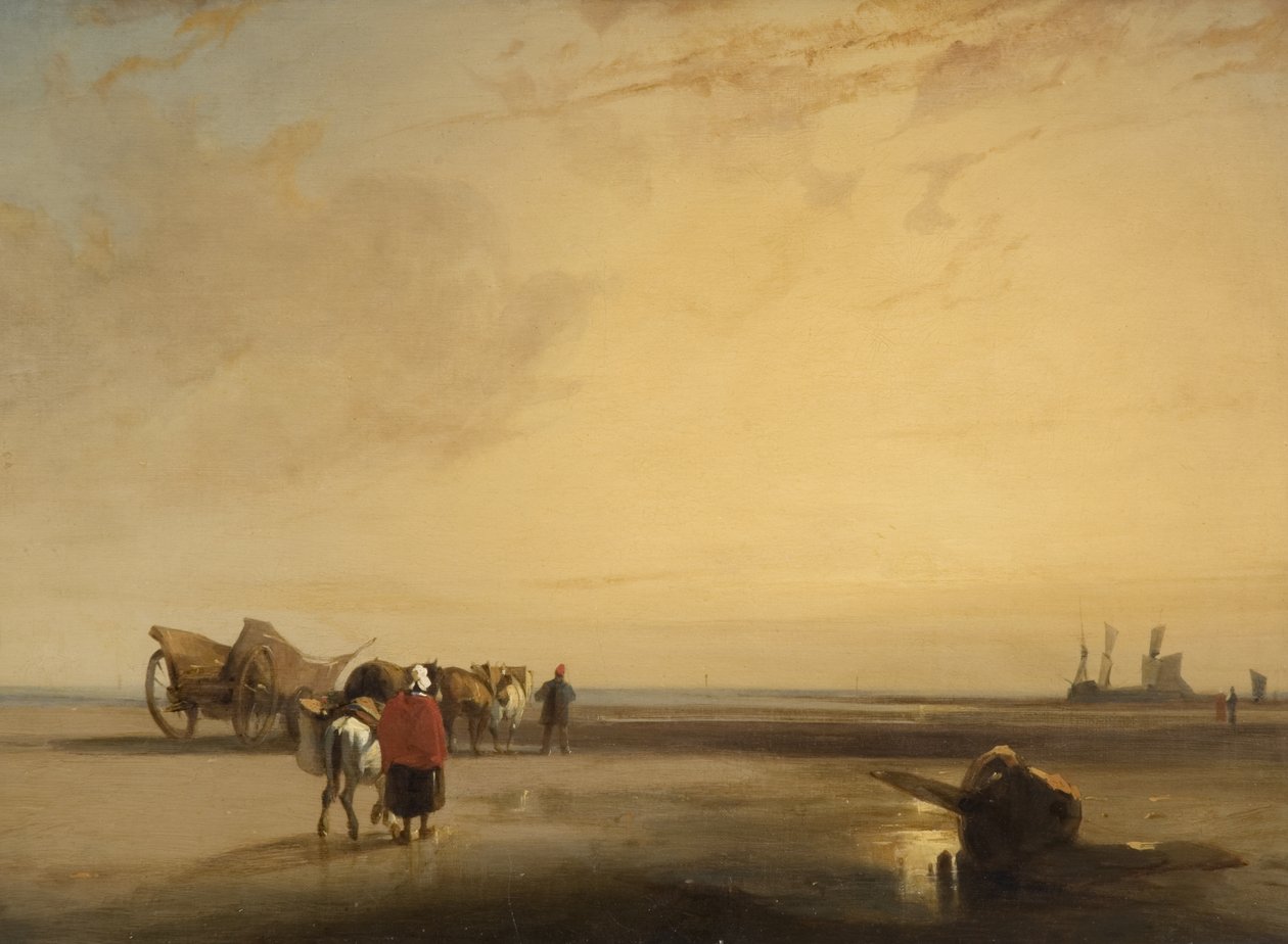 Normandiets sand af Richard Parkes Bonington