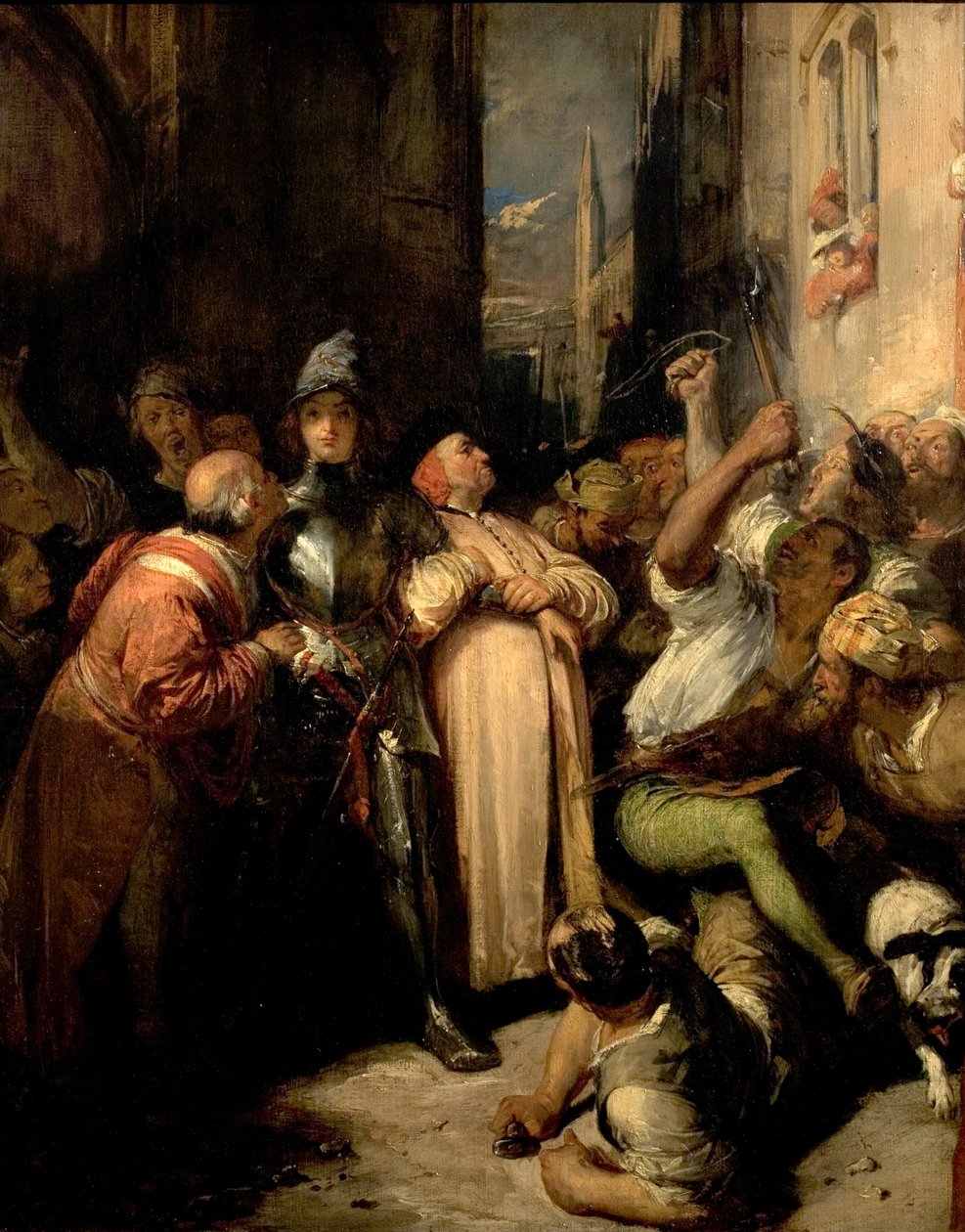 Quentin Durward i Liege, Belgien, 1827-28 af Richard Parkes Bonington