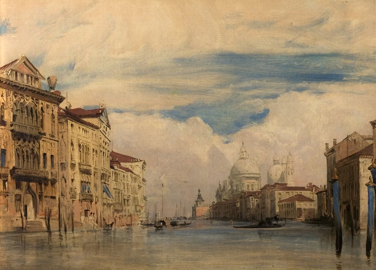 Canal Grande, Venedig, Italien, 1826-27 af Richard Parkes Bonington