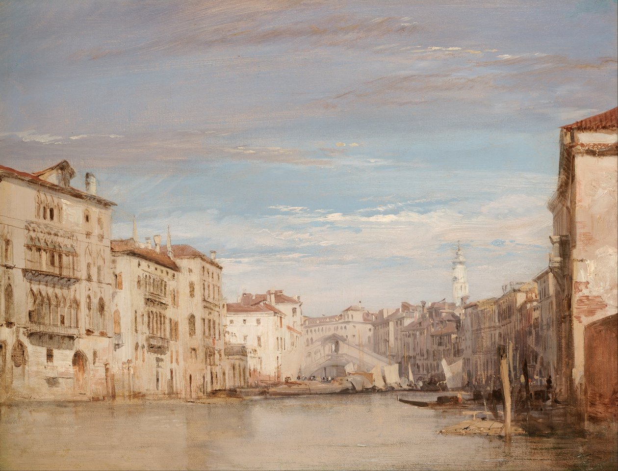 Canal Grande, Venedig, mod Rialto af Richard Parkes Bonington