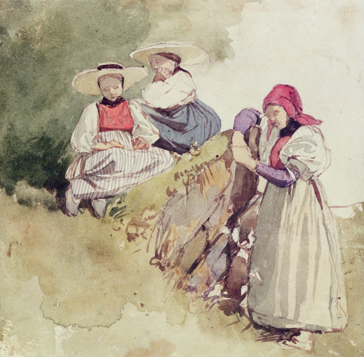 Tre hunner af Richard Parkes Bonington