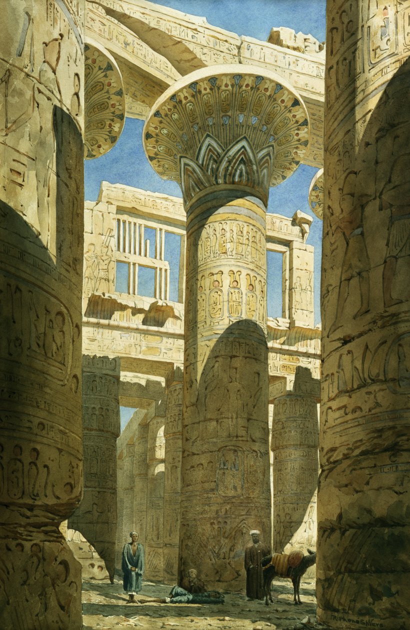 Karnak, ca. 1866 af Richard Phene Spiers