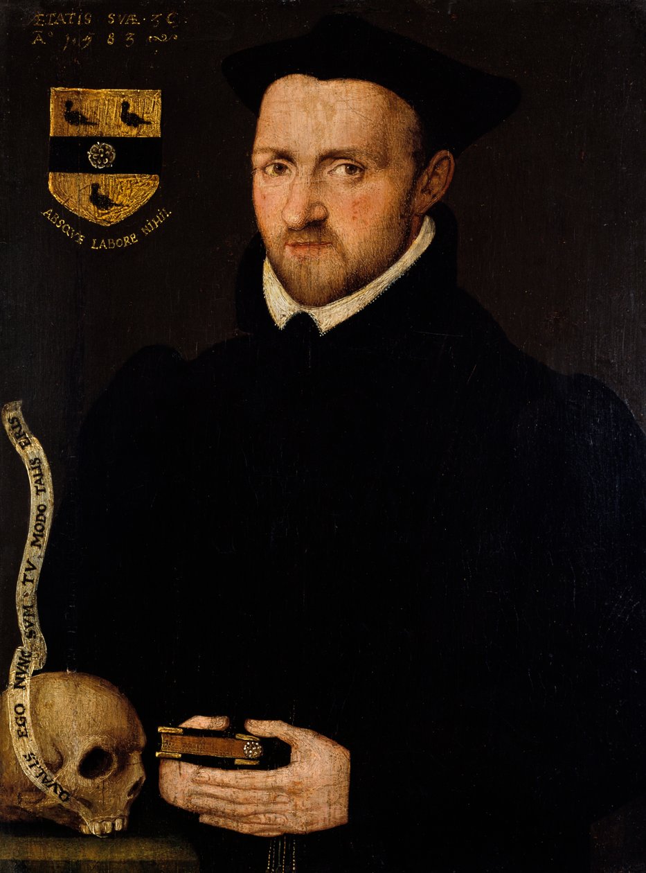Portræt af Ralph Lumley, 1583 af Richard Stevens