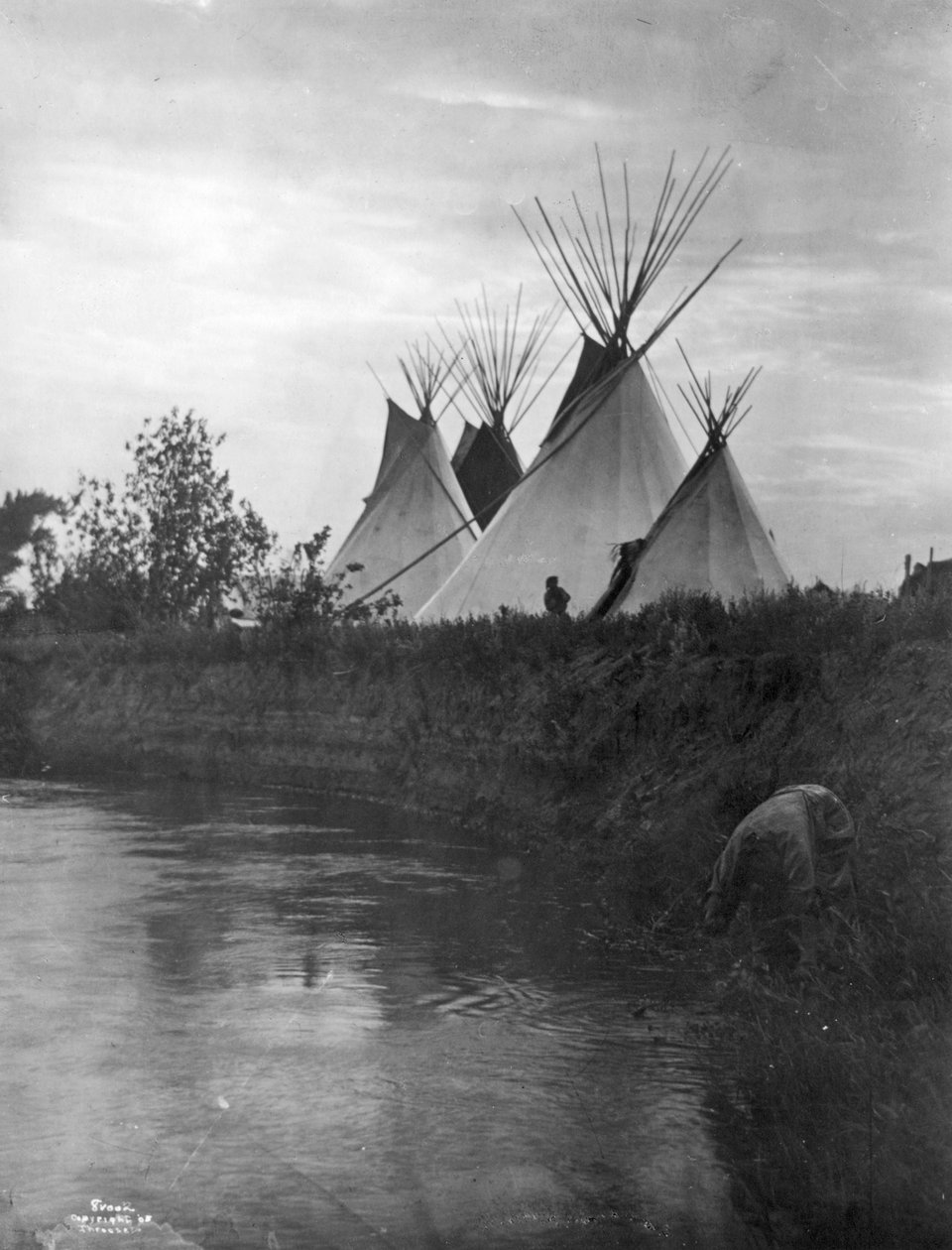 På den anden side af Little Bighorn, 1908 af Richard Throssel