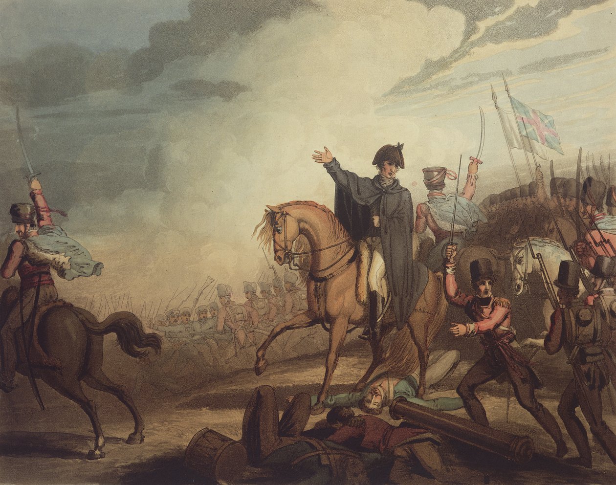 Wellington ved Waterloo af Richard Westall
