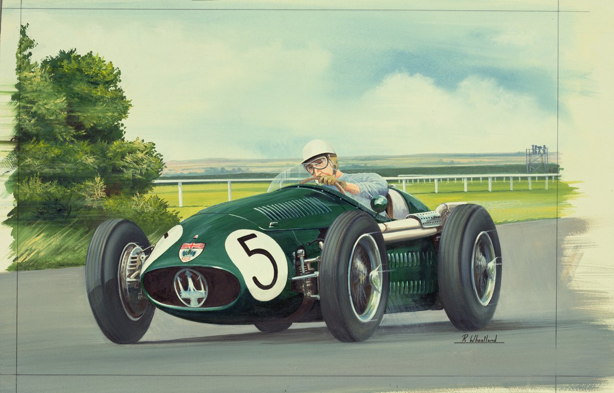 Anglo-italiensk kombination, 1996 (wc & gouache ombord) af Richard Wheatland