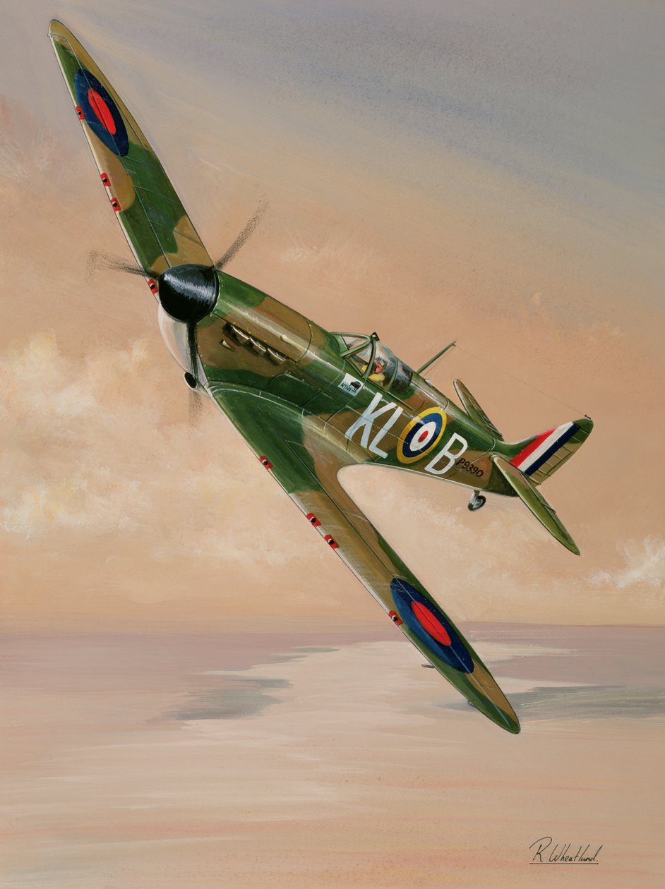 Turning For Home, 1997 (wc & gouache på papir) af Richard Wheatland