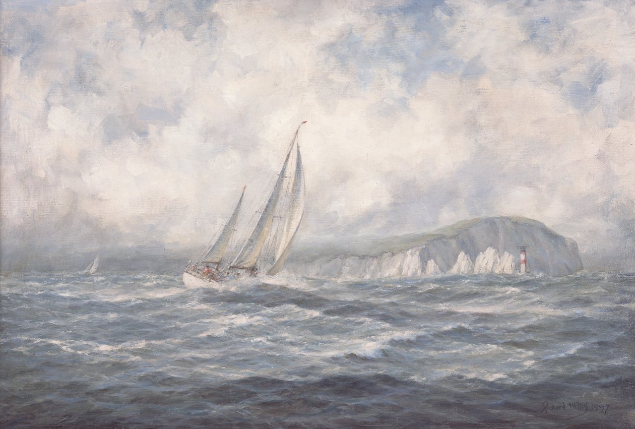 Off the Needles, Isle of Wight, 1997 af Richard Willis